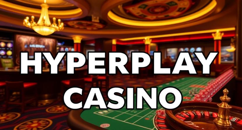 HYPEPLAY Casino Immersive lounge-style interface of HYPEPLAY casino